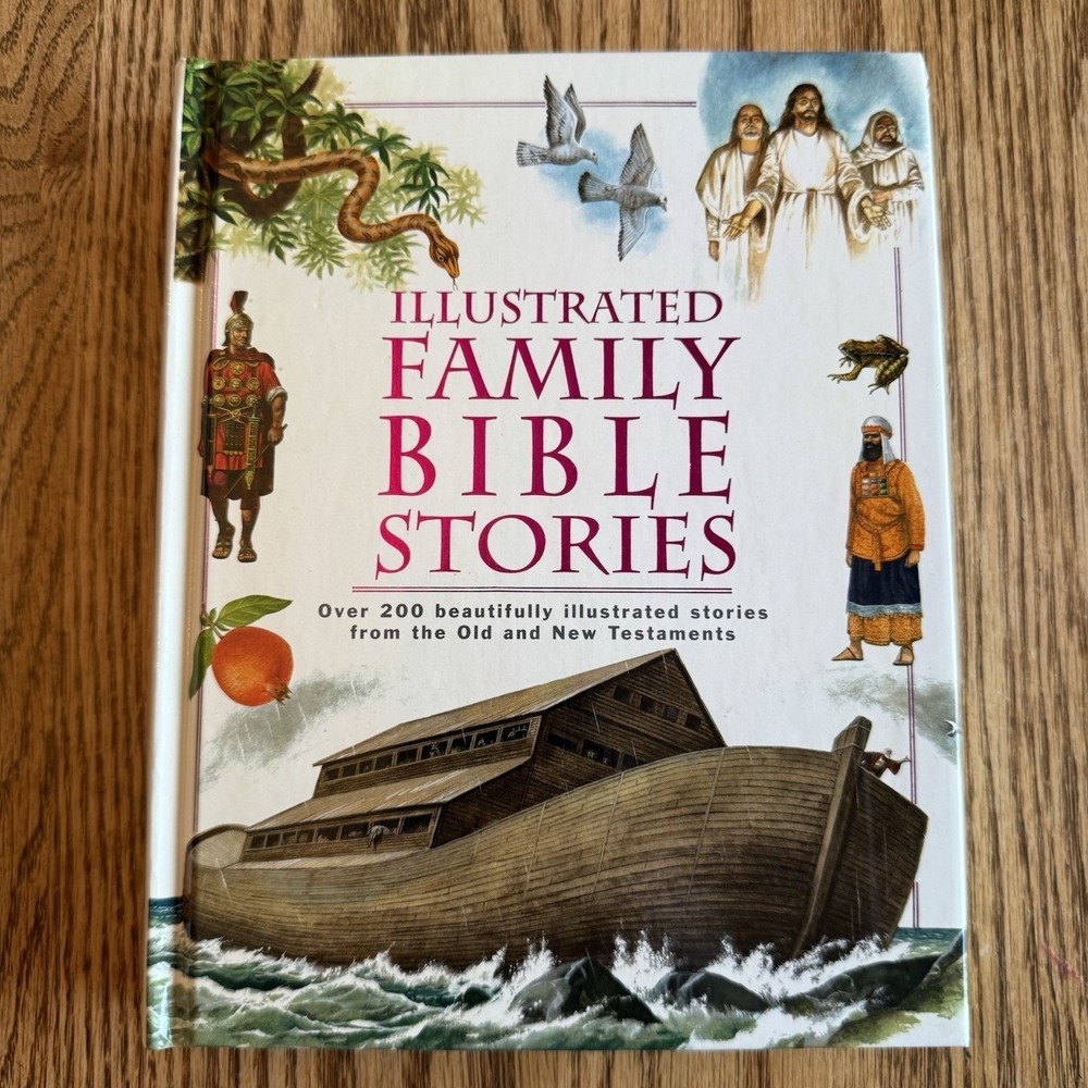 Illustrated Family Bible Stories Hardcover by Martin Manser Parragon Books